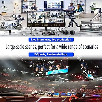 Producing Streaming Video for Multiple… Amazon.com: Video Mixer Switcher 1SDI/3HDMI Input 2HDMI
